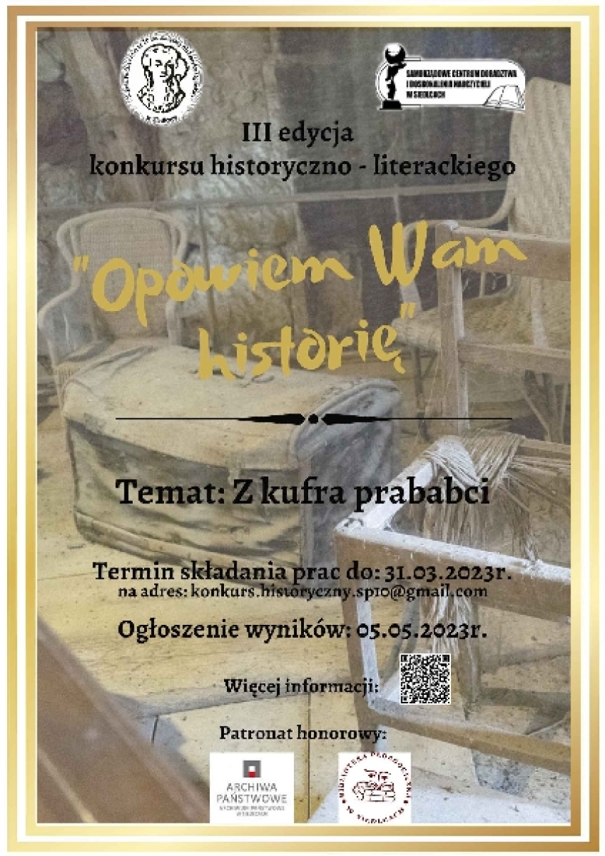 Wyniki III edycji konkursu historyczno – literackiego „Opowiem Wam historię: Z kufra prababci”