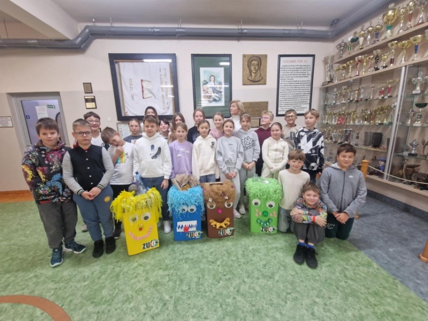 Klasa 4a w Segregacyjnym Challenge’u EKOMARATONU