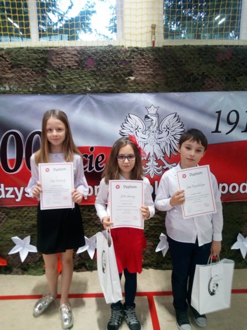 Podsumowanie konkursów z okazji 100 - lecia odzyskania przez Polskę niepodległości