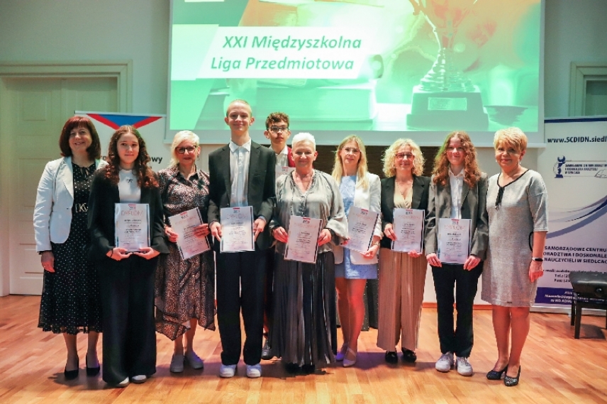 Uroczyste podsumowanie XXI Międzyszkolnej Ligi Przedmiotowej