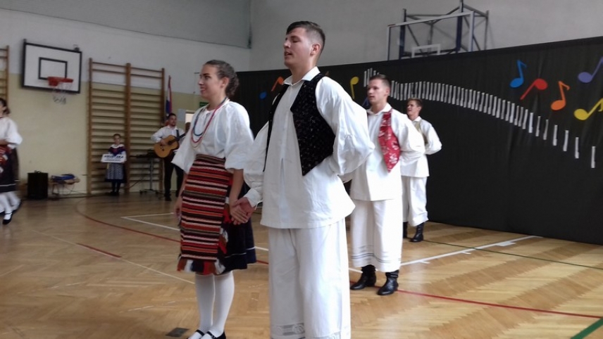 Chorwacki zespół folklorystyczny Kud Punat w naszej szkole